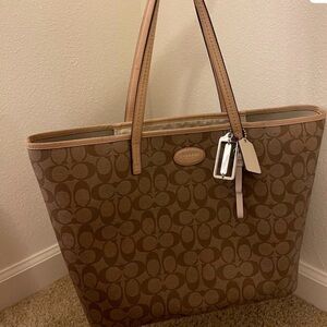 Lightly Used authentic coach brown